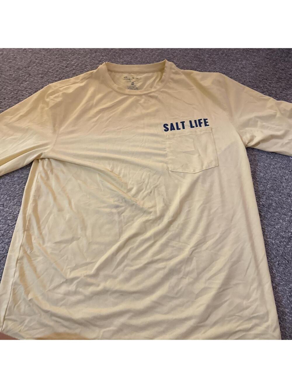 Salt Life Men's Yellow Sweatshirt